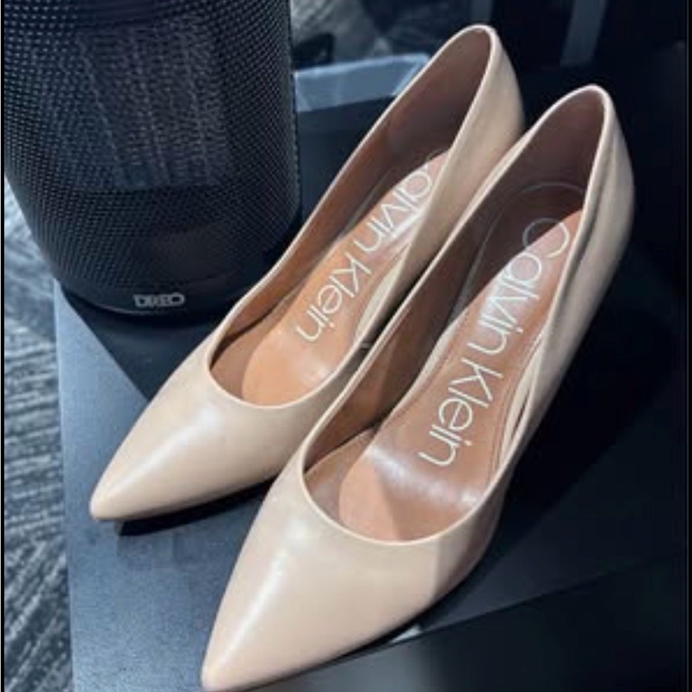 Calvin Klein Nude Heels